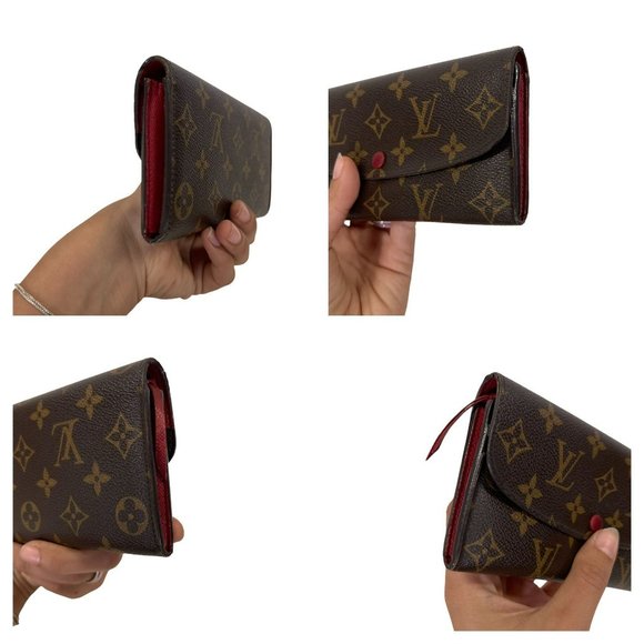 Authentic Louis Vuitton Wallet Long Emily Bifold Purse Monogram LV Vintage - Picture 5 of 14